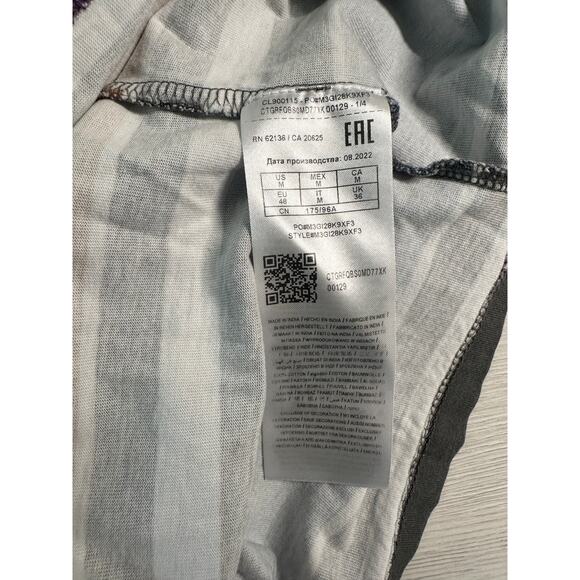 Guess Originals Mens Block Stripe Long Sleeve Retro Inspired Shirt Size M - Picture 6 of 6